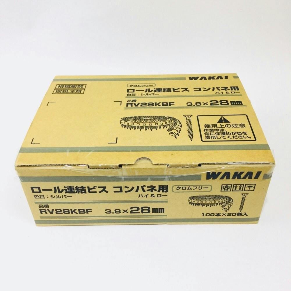 WAKAI ロール連結ビス コンパネ用 3.8×28mm | ねじ・くぎ・針金・建築金物 | ホームセンター通販【カインズ】