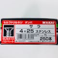 WAKAI セルフドリルネジ ダンバ コンパクトボックス サラ ペパシート ステンレス 4×25mm 250本入