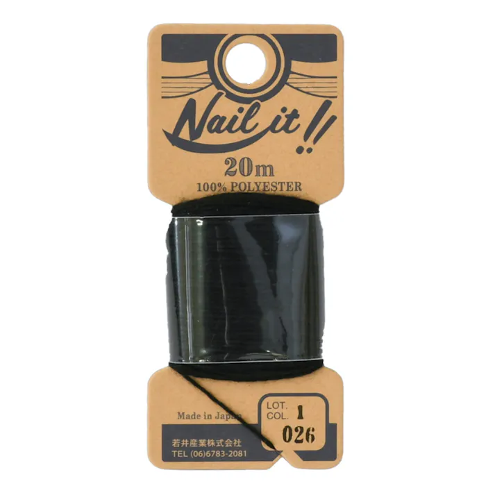 ネイルイット 糸 20m 026 ブラック
