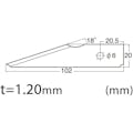 【CAINZ-DASH】エヌティー ステンレスナイフ用替刃 BVM-21P【別送品】