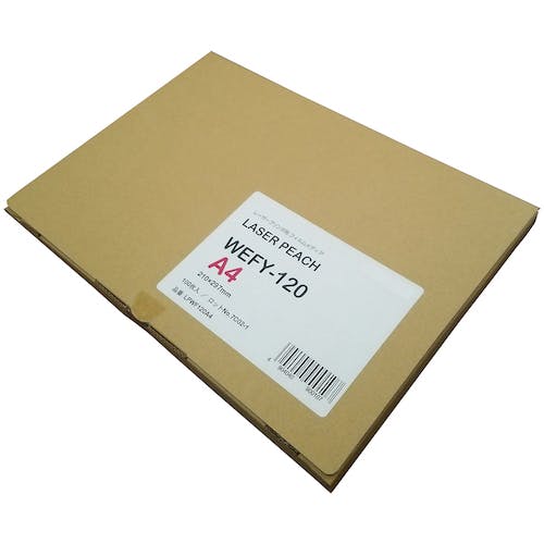大王製紙 レーザーピーチリサイクル WEFY-120 A4(100枚入) WEFY120A4 耐水紙 大王製紙 レーザーピーチリサイクル WEFY-120 A4(100枚入) WEFY120A4 耐水紙