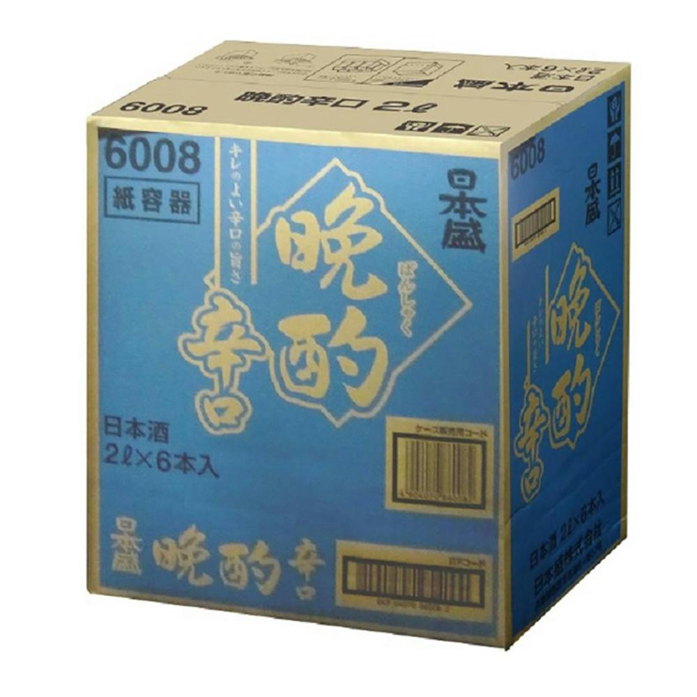 ケース販売】(兵庫)日本盛 晩酌辛口 パック 2000ml×6本 | 酒・リカー