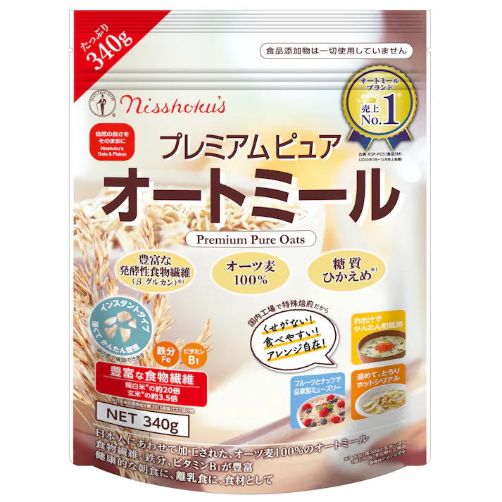 プレミアムピュアオートミール 340g (販売終了)