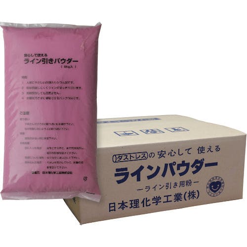 CAINZ-DASH】日本理化学工業 ラインパウダー５キロ×４袋 赤 DLP-5-R