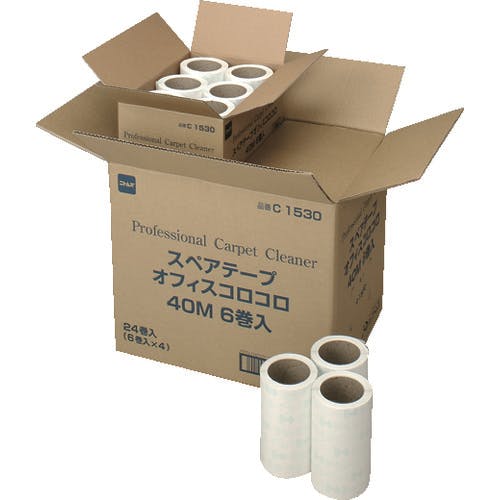 ニトムズ STオフィスコロコロ40M (6巻入) C1530 粘着ローラークリーナー(粘着ローラークリーナー) ニトムズ STオフィスコロコロ40M (6巻入) C1530 粘着ローラークリーナー(粘着ローラークリーナー)