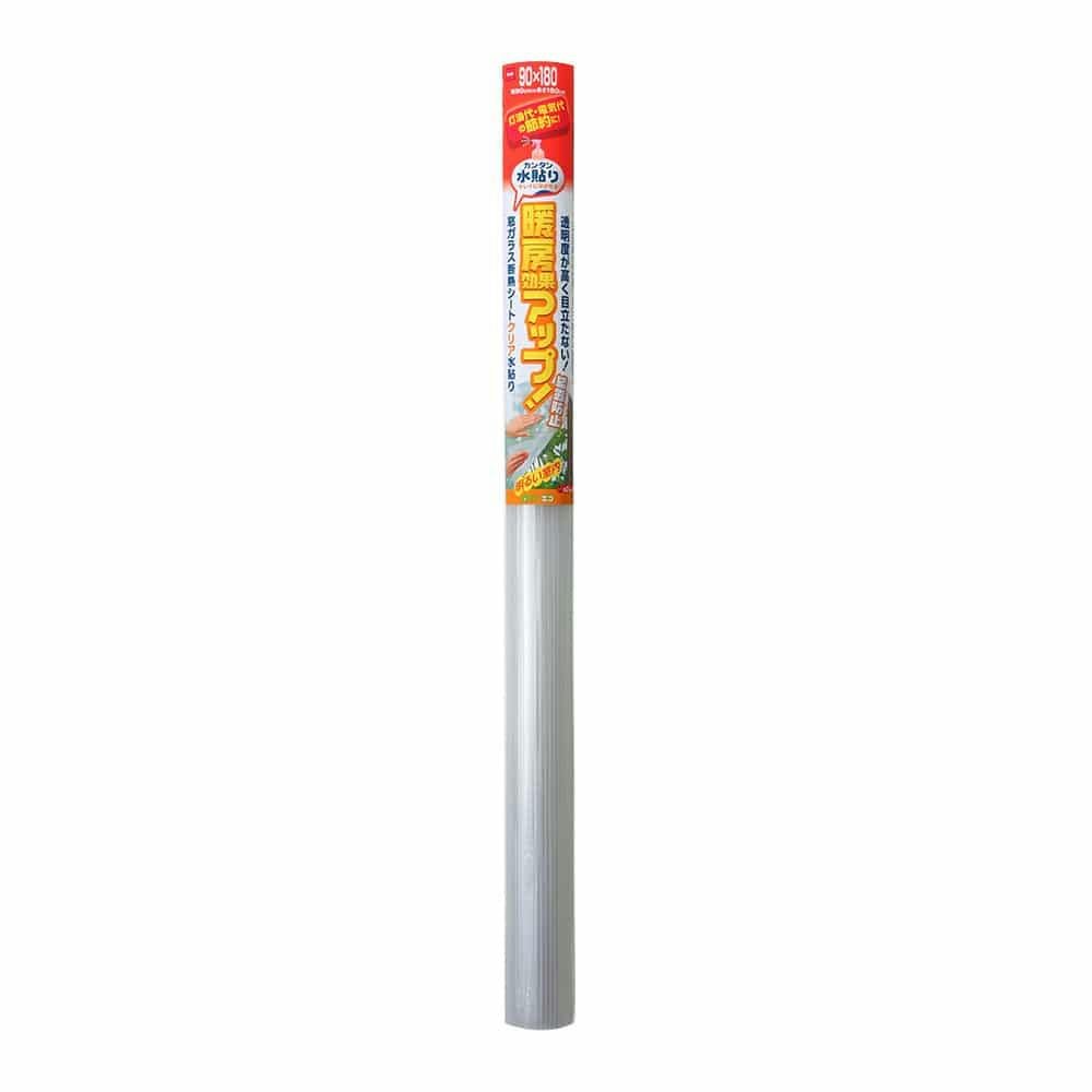 ニトムズ 窓ガラス断熱シート クリア水貼り クリアタイプ E1540 幅90cm 長さ180cm 厚さ2mm 断熱シート