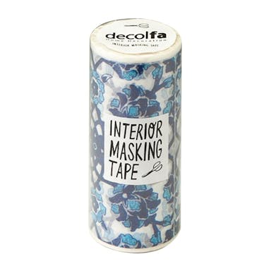 インテリアマスキングテープ 100mm タイル/ブルー(販売終了)