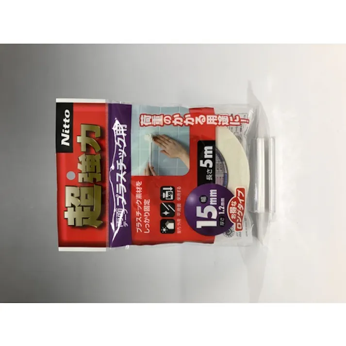 【CAINZ-DASH】ニトムズ 超強力両面テーププラスチック用15×5 T4562【別送品】