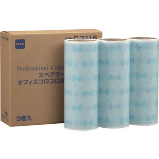 【CAINZ-DASH】ニトムズ スペアテープオフィスコロコロフロアクリン240 3巻入 C3116【別送品】