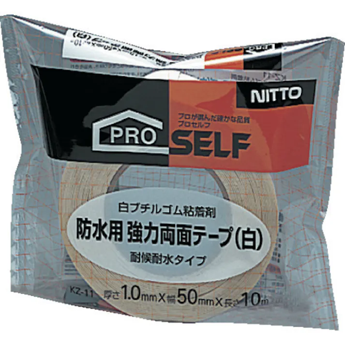 【CAINZ-DASH】ニトムズ 防水強力両面テープ 白50X10 KZ-11 J2070【別送品】