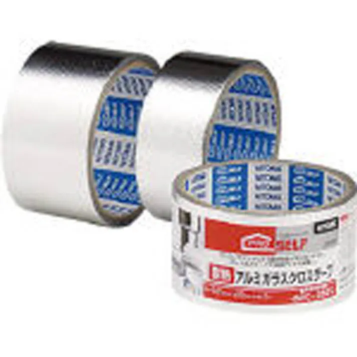 ニトムズ 耐熱アルミガラスクロステープ J3510 厚さ0.21mm×幅38mm×長さ3m