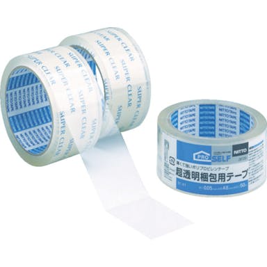 【CAINZ-DASH】ニトムズ 超透明梱包テープ J6120【別送品】