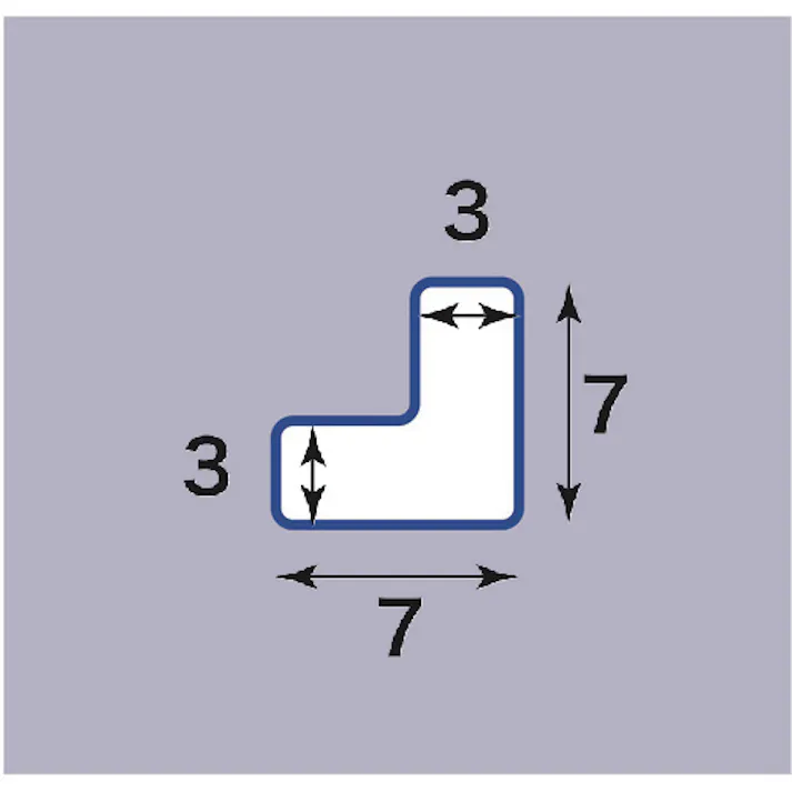 【CAINZ-DASH】ニトムズ 耐久フロアサインズL型S白40枚 Y6034【別送品】