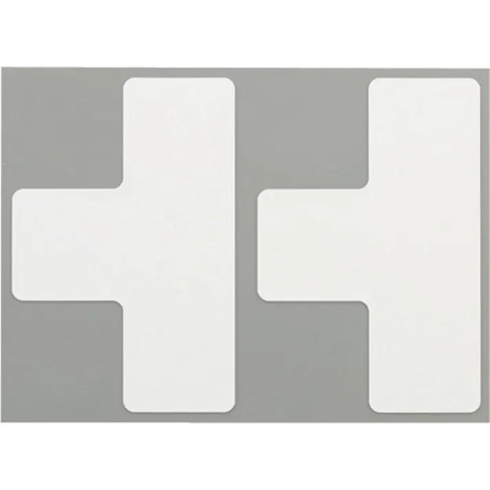 【CAINZ-DASH】ニトムズ 耐久フロアサインズT型M白20枚 Y6036【別送品】