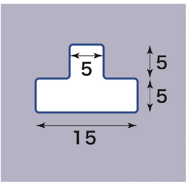 【CAINZ-DASH】ニトムズ 耐久フロアサインズT型M白20枚 Y6036【別送品】