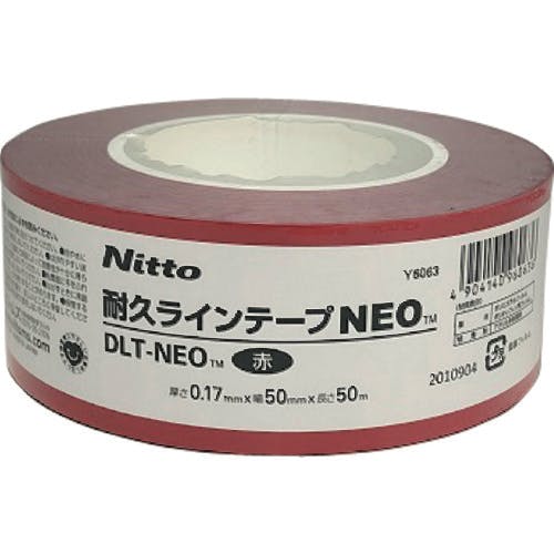 CAINZ-DASH】ニトムズ 耐久ラインテープDLT－NEO50x50赤