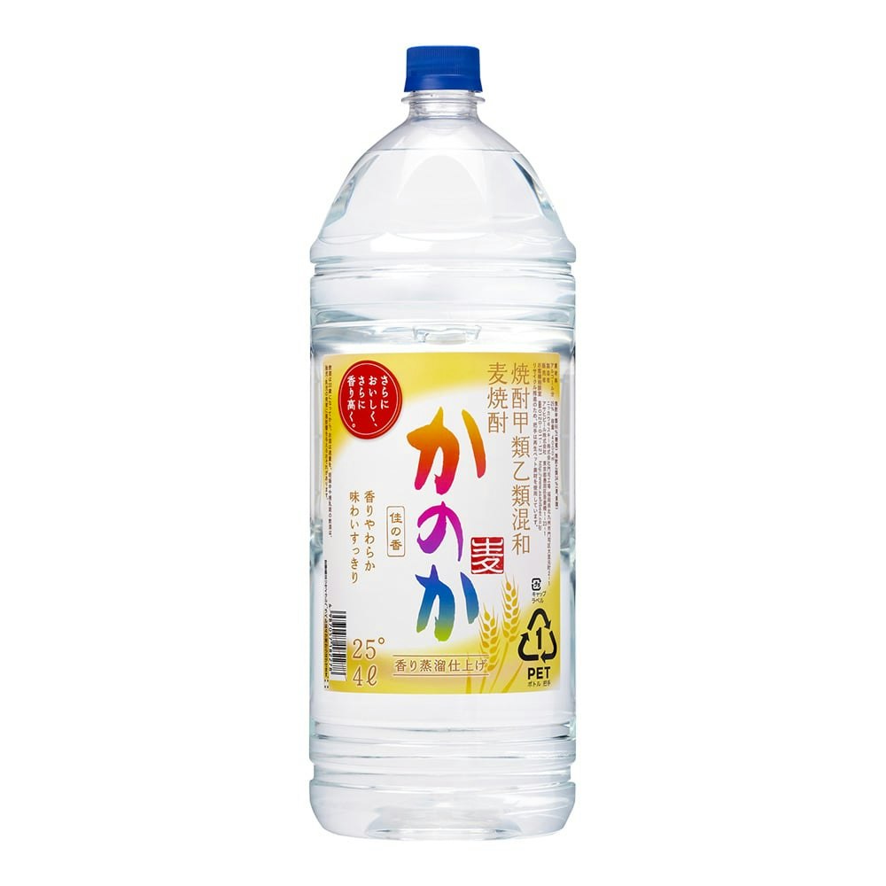 麦焼酎 かのか 25度 ペットボトル 4000ml【別送品】｜ホームセンター通販【カインズ】