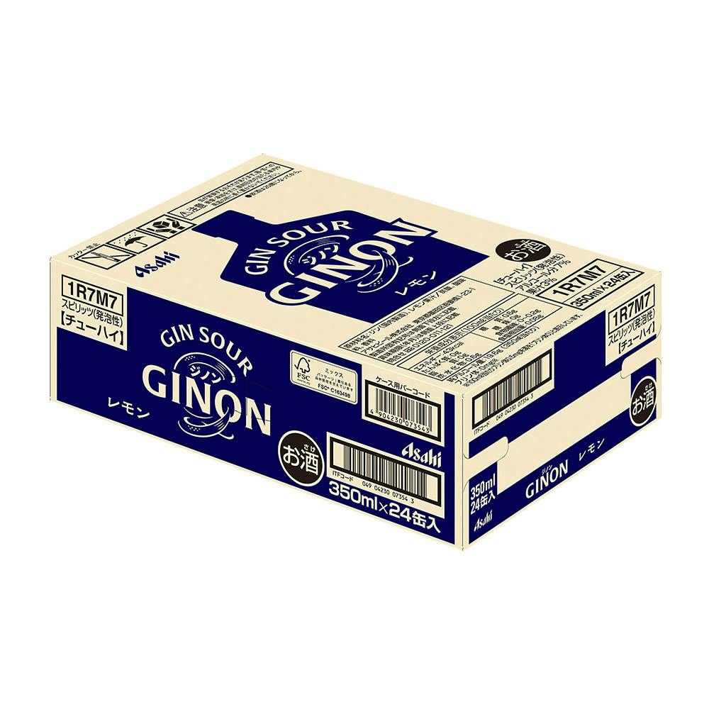 【ケース販売】GINON レモン 350ml×24本