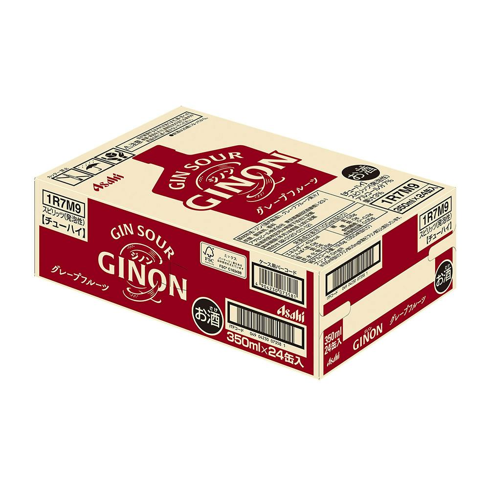 【ケース販売】GINON グレープフルーツ 350ml×24本