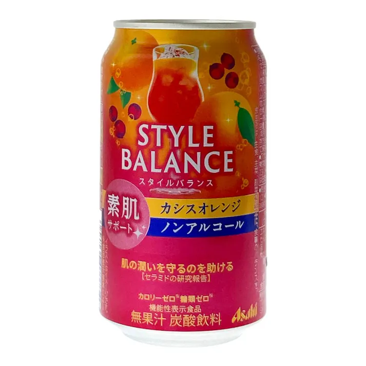 アサヒスタイルバランス 素肌サポート カシスオレンジ ノンアルコール 350ml×1本