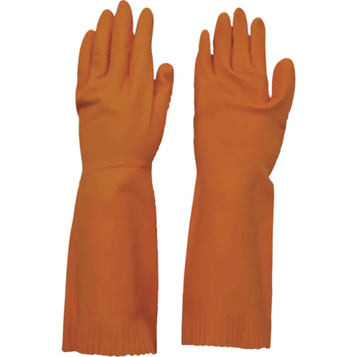 【CAINZ-DASH】ダンロップホームプロダクツ 天然ゴム厚手 裏毛付 ML オレンジ 6332【別送品】