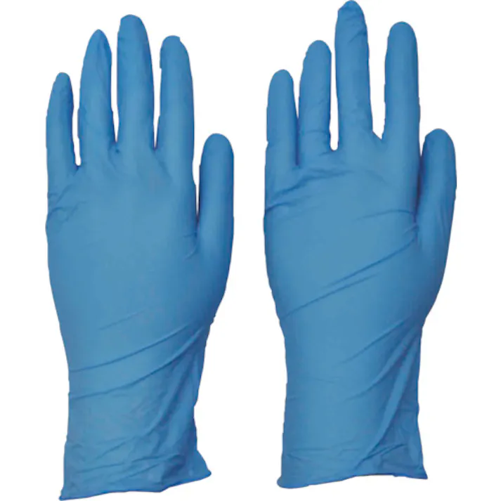 【CAINZ-DASH】ダンロップホームプロダクツ NS370ニトリル極薄手袋 L ブルー (100枚入) 6455【別送品】