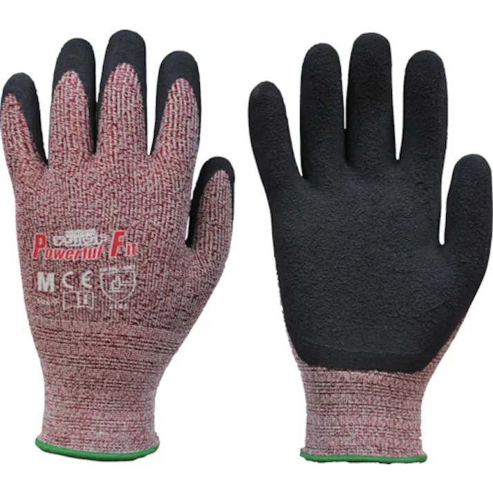 【CAINZ-DASH】ダンロップホームプロダクツ 背抜き手袋 デジハンドパワフルフィットストレッチライナー L レッド 9372【別送品】