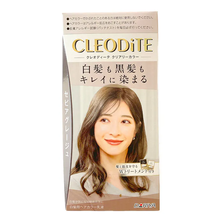 ダリヤ クレオディーテ クリアリーカラー(白髪用) セピアグレージュ