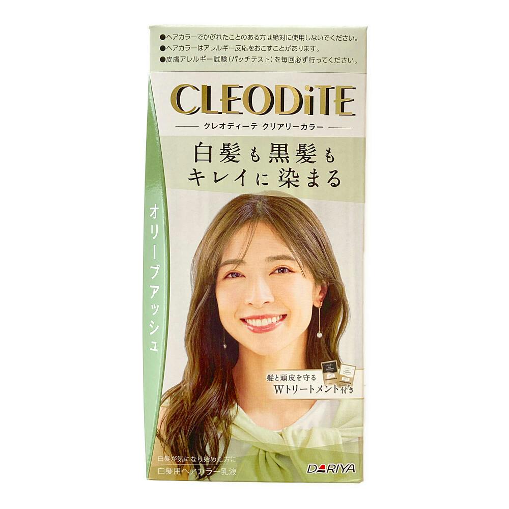 ダリヤ クレオディーテ クリアリーカラー オリーブアッシュ 白髪染め ダリヤ クレオディーテ クリアリーカラー オリーブアッシュ 白髪染め