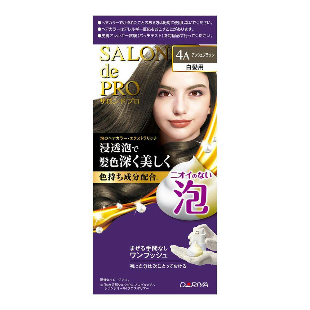 ダリヤ サロンドプロ 泡のヘアカラー・エクストラリッチ(白髪用) 4A