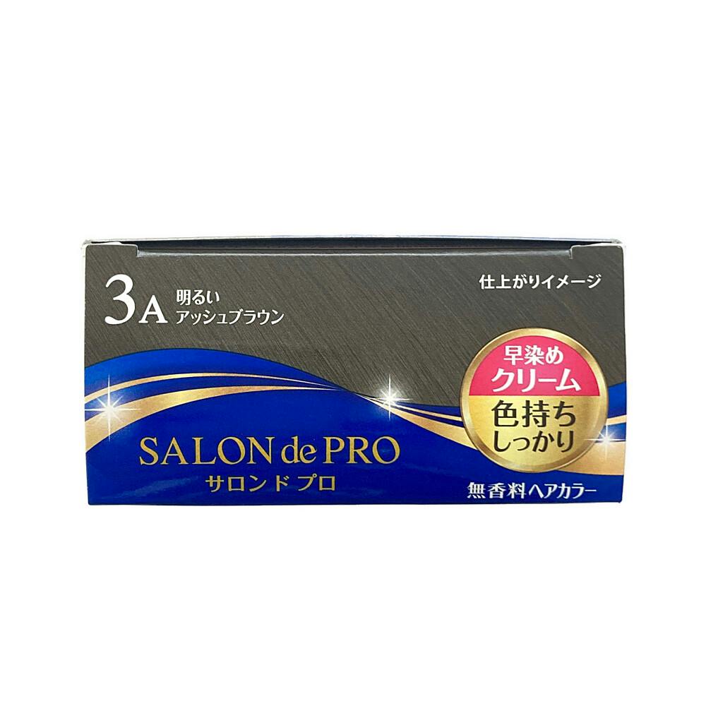 ダリヤ サロンドプロ 無香料ヘアカラー 早染めクリーム 3A 明るい