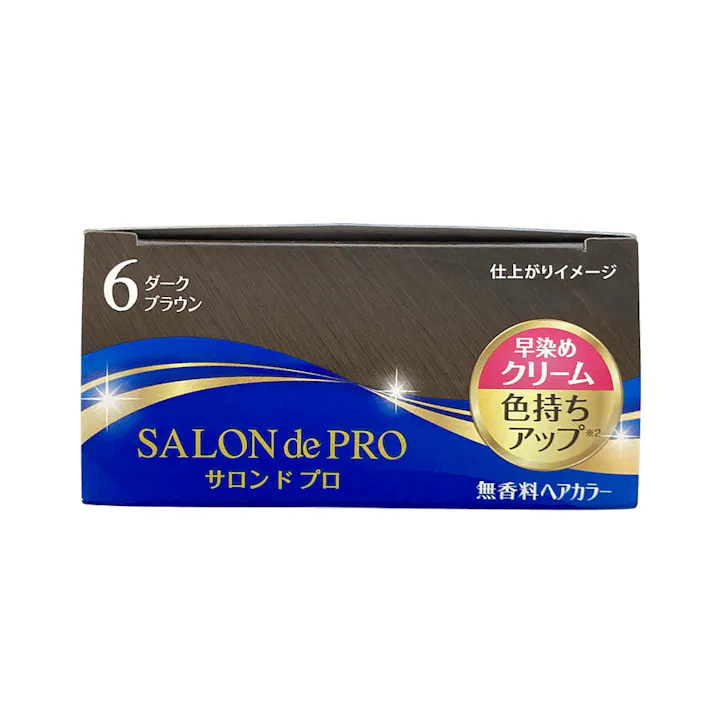 ダリヤ サロンドプロ 無香料ヘアカラー 早染めクリーム 6