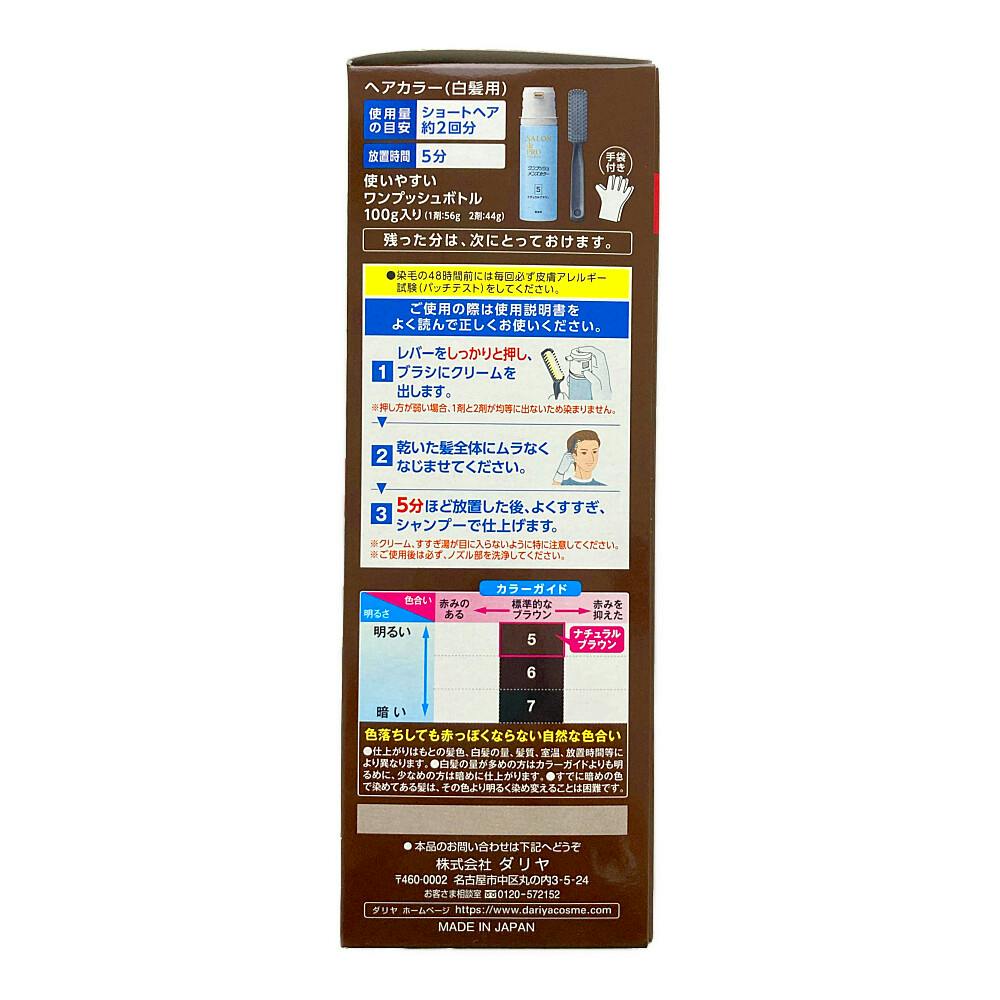 ダリヤ サロン ド プロ ワンプッシュメンズカラー(白髪用) 5