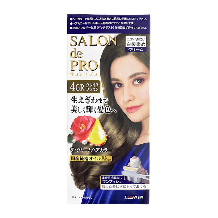 ダリヤ サロンドプロ ザクリームヘアカラー4GR グレイスブラウン