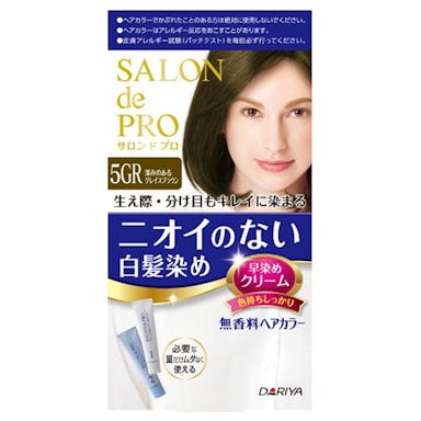 ダリヤ サロンドプロ 無香料ヘアカラー 早染めクリーム 5ＧＲ