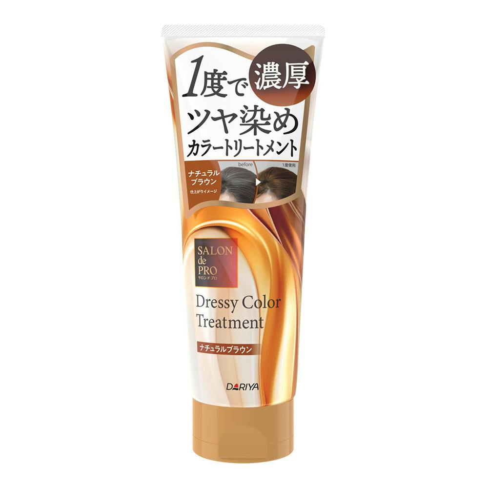 サロンドプロ ドレッシーカラートリートメント ナチュラルブラウン 白髪染め サロンドプロ ドレッシーカラートリートメント ナチュラルブラウン 白髪染め