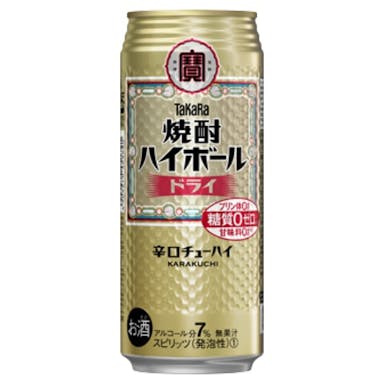 【ケース販売】タカラ 焼酎ハイボール ドライ 500ml×24本【別送品】