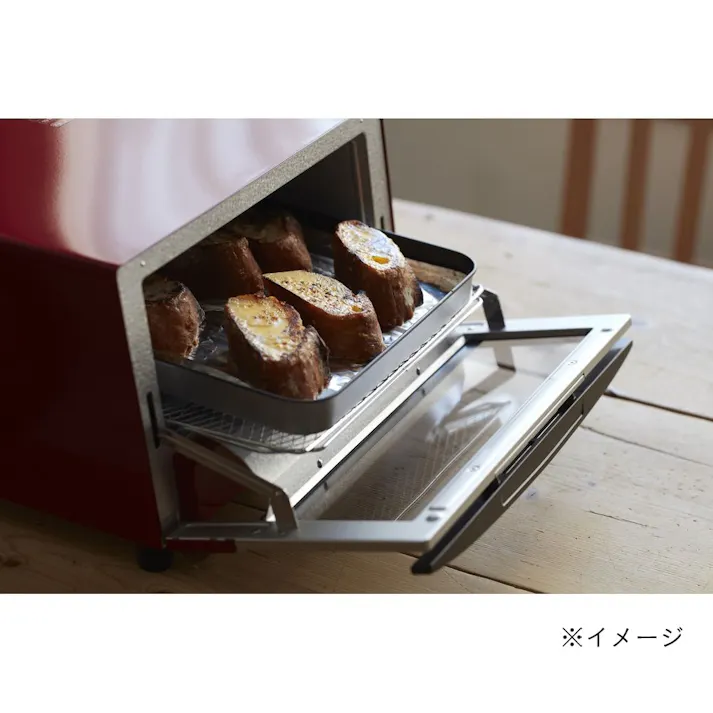 オーブントースター グロスレッド KAM-S130RG