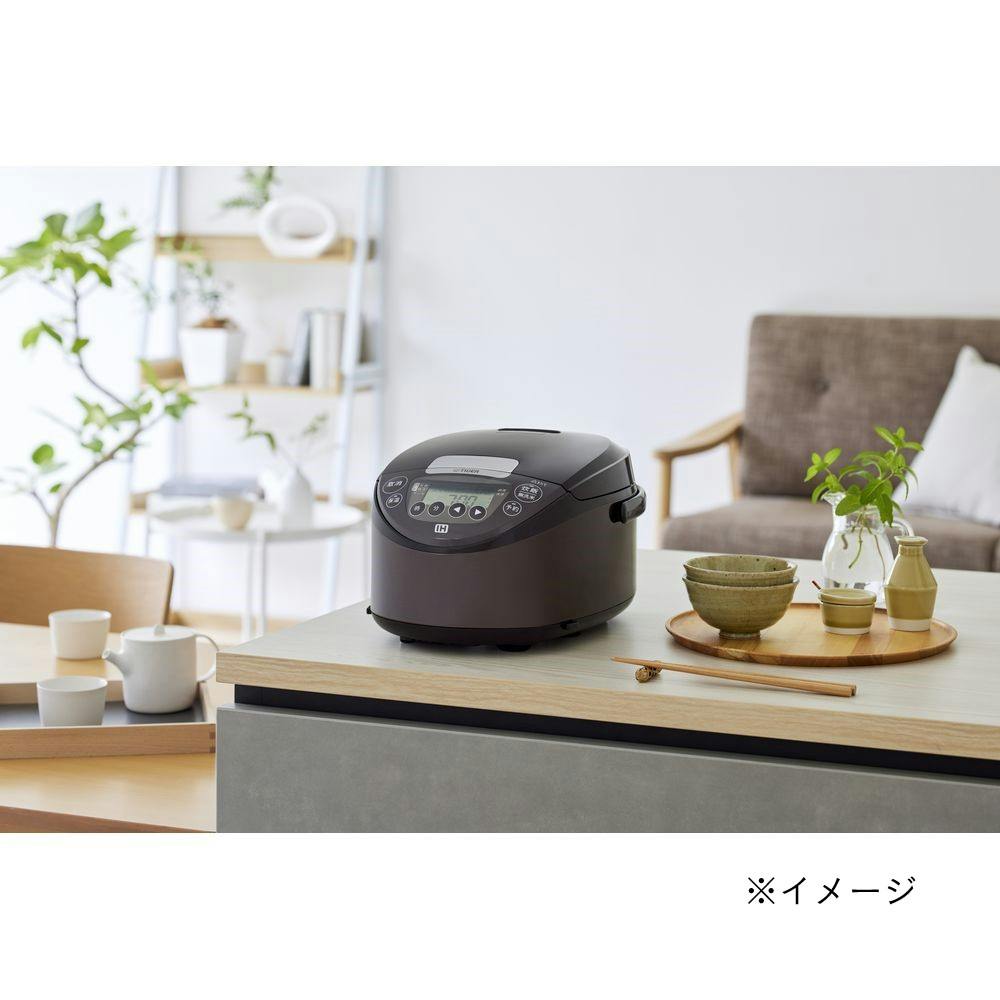 IHジャー炊飯器 炊きたて 1升炊き ブラウン JPW-D180T