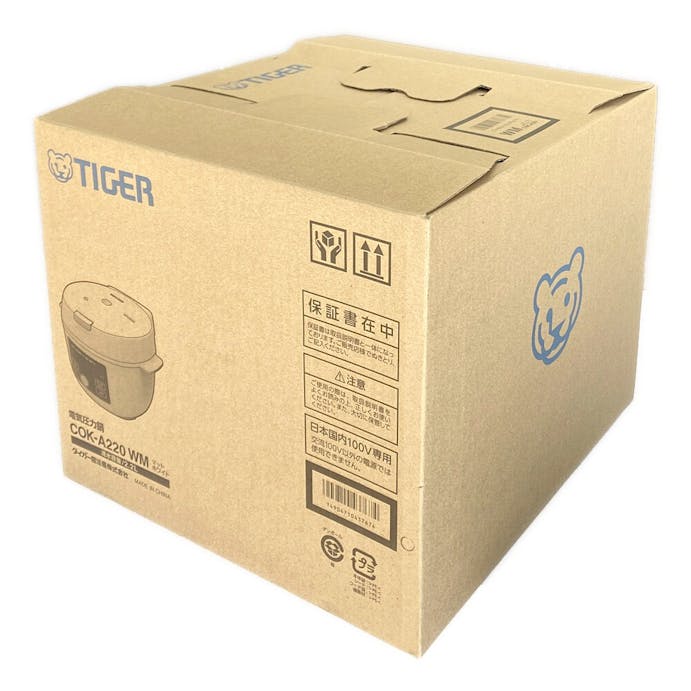 【送料無料】タイガー魔法瓶 電気圧力鍋 TIGER COOKPOT マットホワイト COK-A220WM