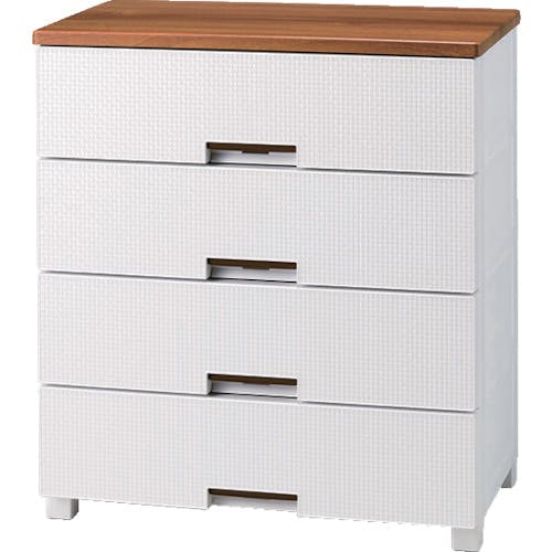 天馬 フィッツプラス メッシュ FM7504 4段 ホワイト 幅75cm 110007002 チェスト 天馬 フィッツプラス メッシュ FM7504 4段 ホワイト 幅75cm 110007002 チェスト