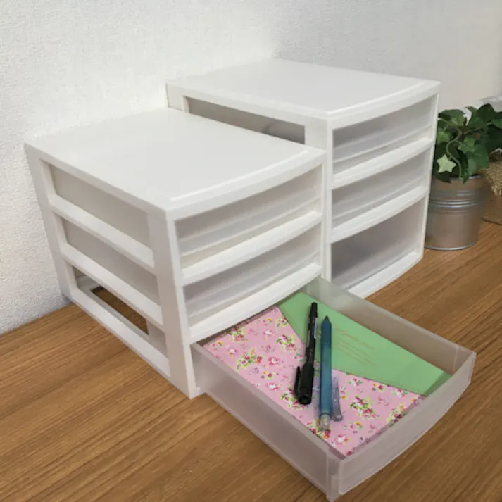 【CAINZ-DASH】天馬 ルームケースプチ A4浅3段 110007870【別送品】