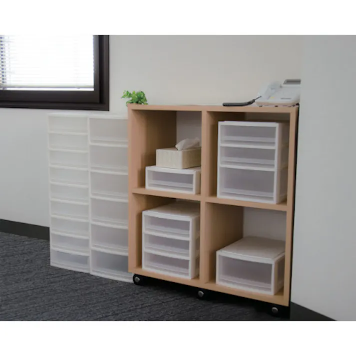 【CAINZ-DASH】天馬 ルームケースプチ A4浅3段 110007870【別送品】