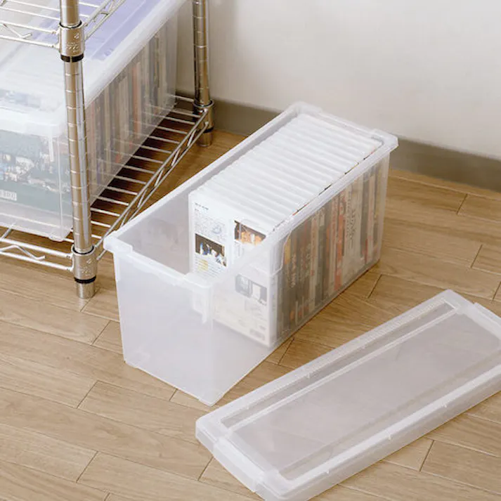 【CAINZ-DASH】天馬 DVDいれと庫 クリア 175×450×210 110001033【別送品】