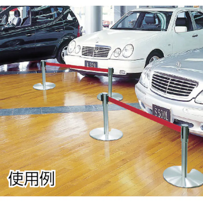 【CAINZ-DASH】テラモト ジョイントパーテーションD ベルト赤 SU-660-900-2【別送品】