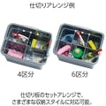 【CAINZ-DASH】テラモト 仕切付きバケツ２ブルー CE-447-100-3【別送品】