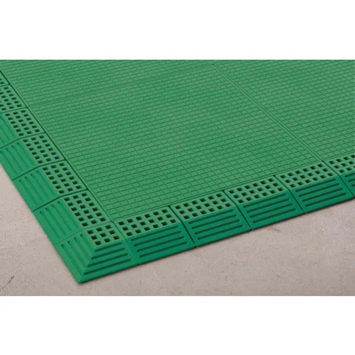 【CAINZ-DASH】テラモト ジョイント制電マット2専用 角ふち MR-009-190-1【別送品】