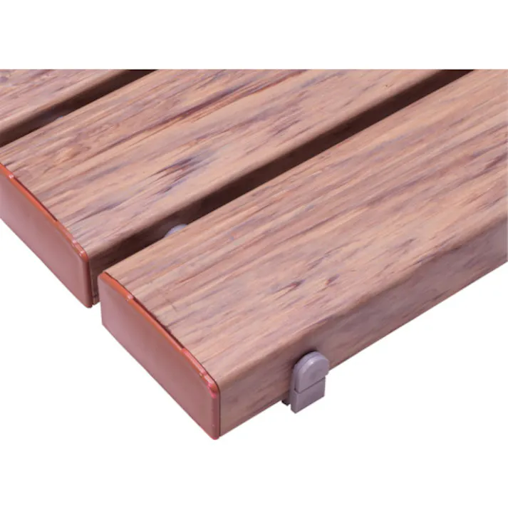 【CAINZ-DASH】テラモト 抗菌安全スノコ(完成品)400×1800mm 木調 MR-093-314-9【別送品】