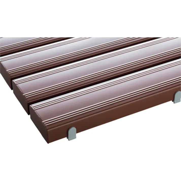 【CAINZ-DASH】テラモト 抗菌安全スノコ(完成品)400×1800mm 茶 MR-093-314-4【別送品】
