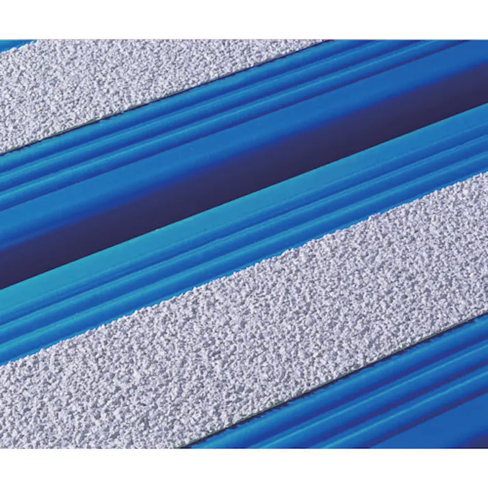 【CAINZ-DASH】テラモト 抗菌滑り止め安全スノコ(完成品)400×1800mm 青 MR-098-414-3【別送品】